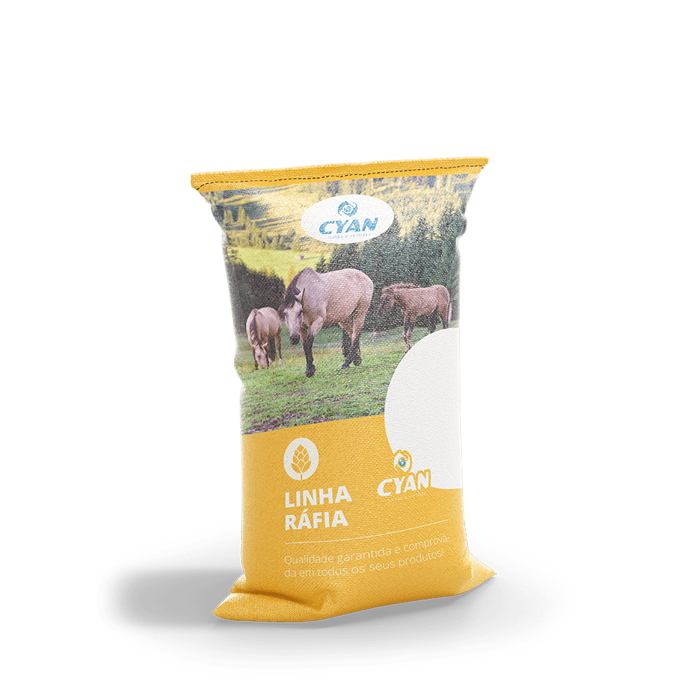 Saca linha Cyan Ráfia